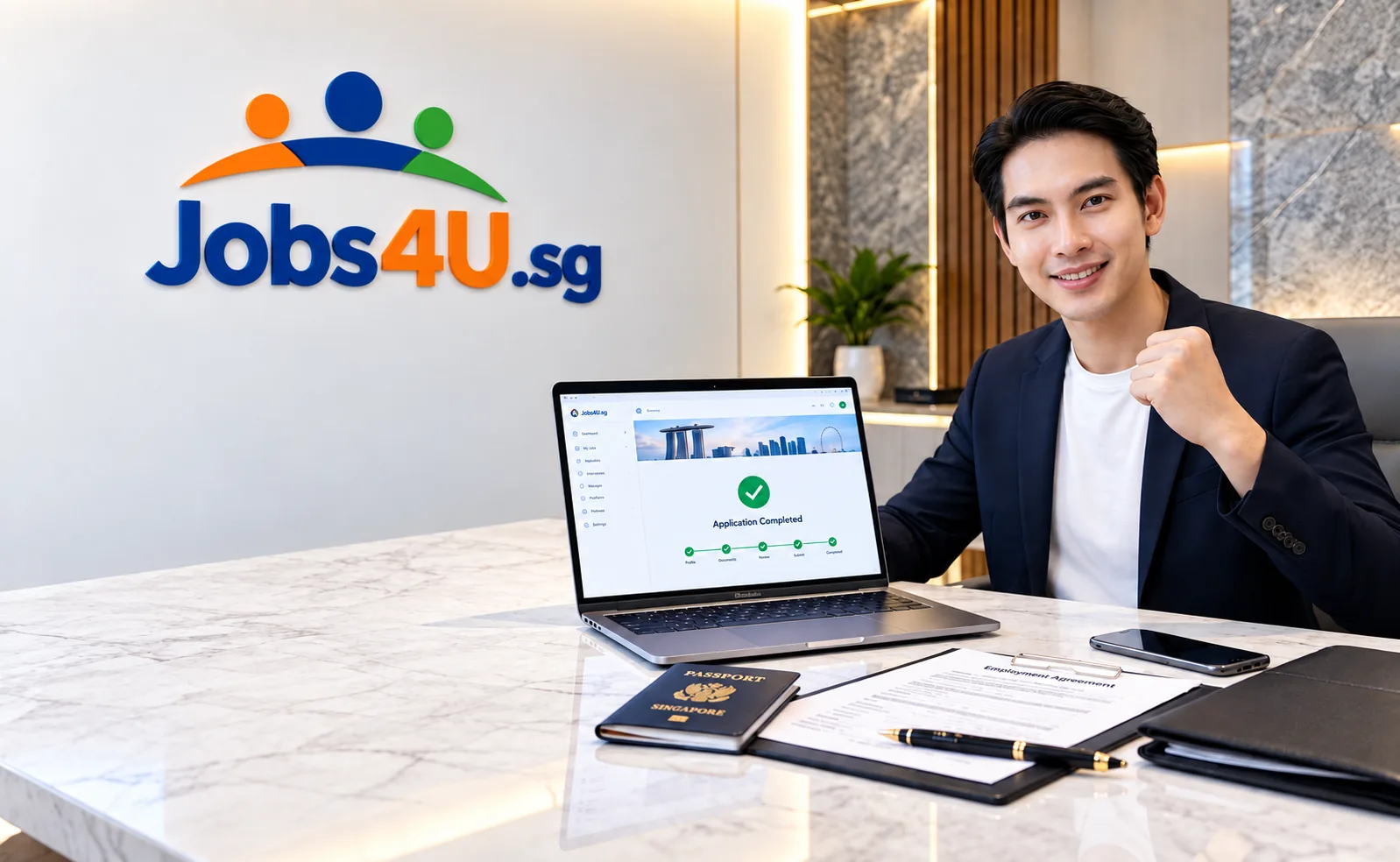 How Jobs4U.sg works — step-by-step process